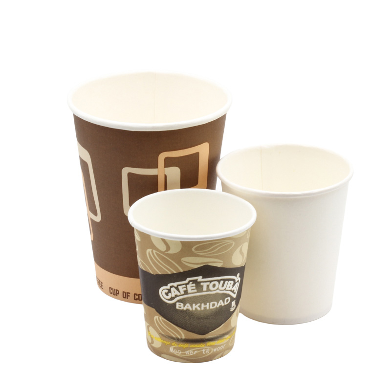 Single wall paper coffee cup