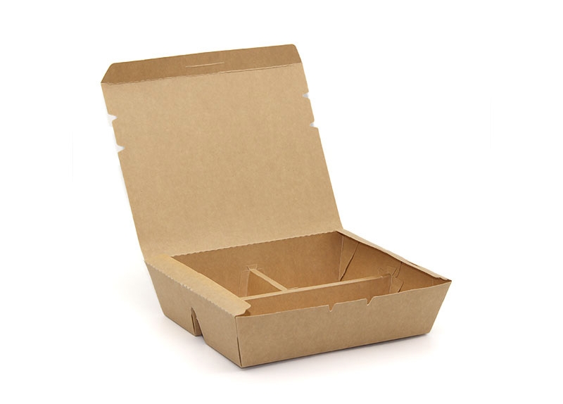 Kraft paper food container 