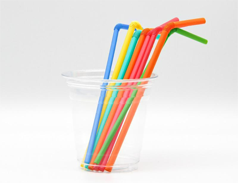Biodegradable flexible straw 