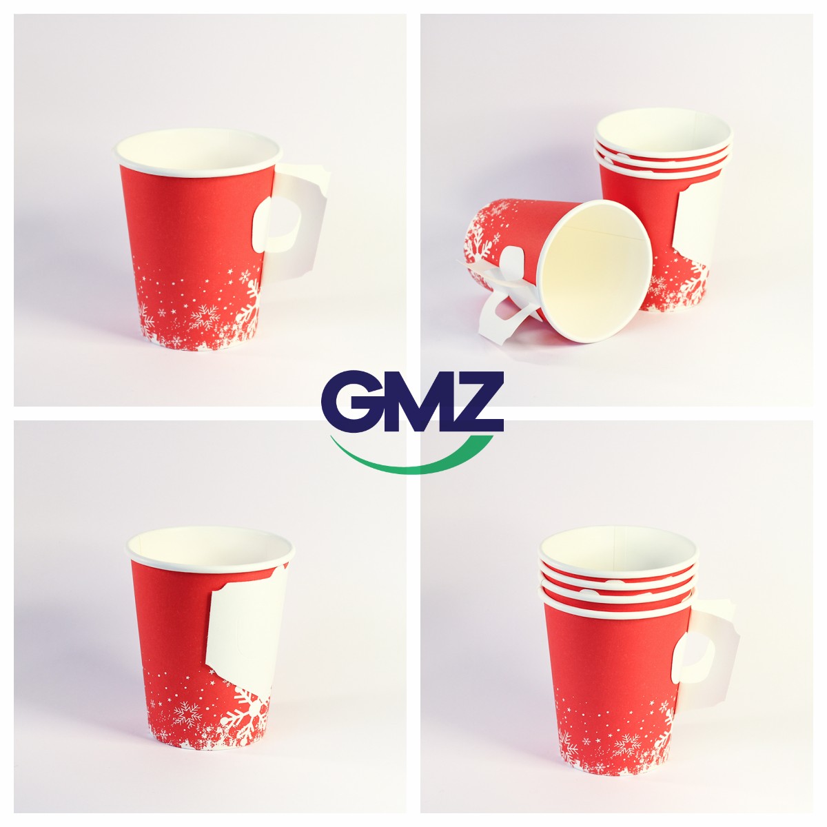 beautiful paper cups for hot drink with handle
