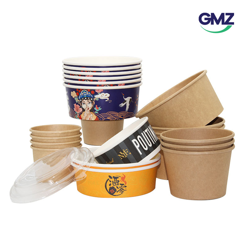 logo paper food container 