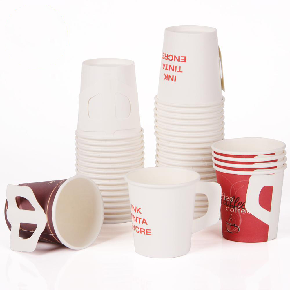 paper cup with handle 