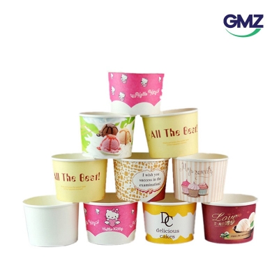 Disposable Printed Ice Cream Cups