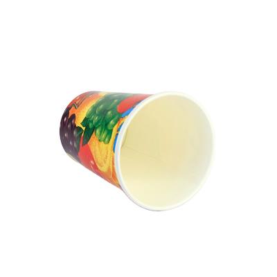 16oz custom patterns paper cold drink cup