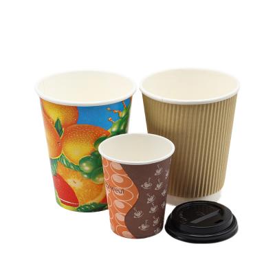 20oz custom logo printed disposable paper cup